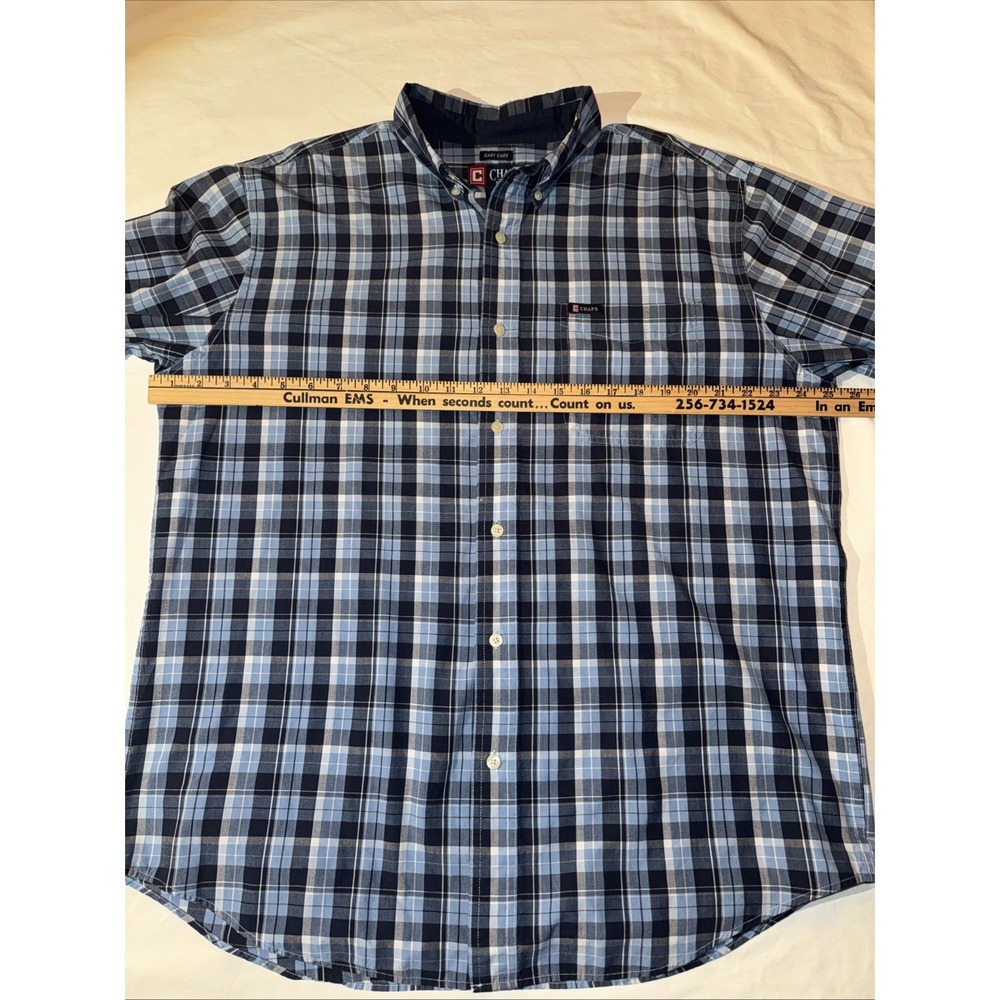Chaps Ralph Lauren Easy Care Button Down Long‎ Sleeve Shirt Bundle Of 2 Size L - Picture 10 of 13